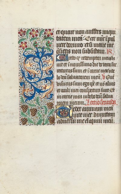 Getijdenboek Gebruik van Rouen: fol. 115v, ca. 1470 door Master of the Geneva Latini