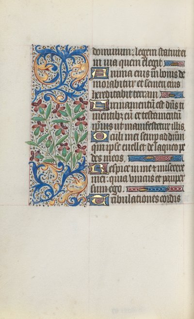 Getijdenboek Gebruik van Rouen: fol. 119v, ca. 1470 door Master of the Geneva Latini