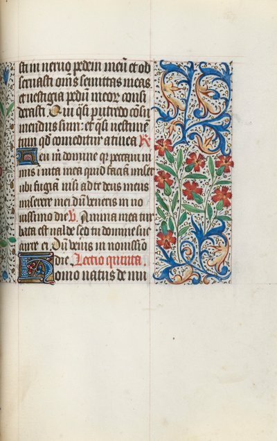 Getijdenboek Gebruik van Rouen: fol. 123r, ca. 1470 door Master of the Geneva Latini