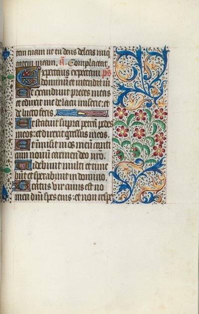 Getijdenboek Gebruik van Rouen: fol. 125r, c. 1470 door Master of the Geneva Latini