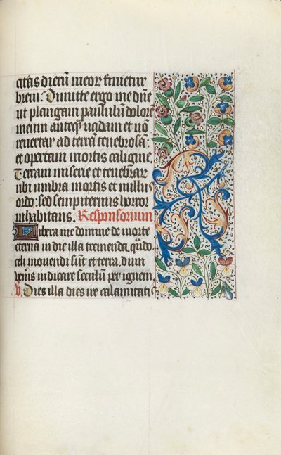 Getijdenboek Gebruik van Rouen: fol. 133r, ca. 1470 door Master of the Geneva Latini