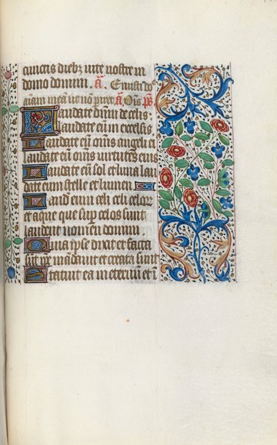 Getijdenboek Gebruik van Rouen: fol. 141r, c. 1470 door Master of the Geneva Latini