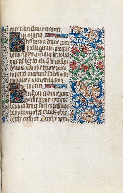 Getijdenboek Gebruik van Rouen: fol. 148r, ca. 1470 door Master of the Geneva Latini