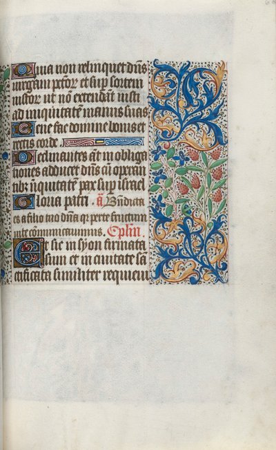 Getijdenboek Gebruik van Rouen: fol. 66r, ca. 1470 door Master of the Geneva Latini