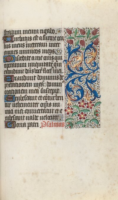 Getijdenboek Gebruik van Rouen: fol. 81r door Master of the Geneva Latini