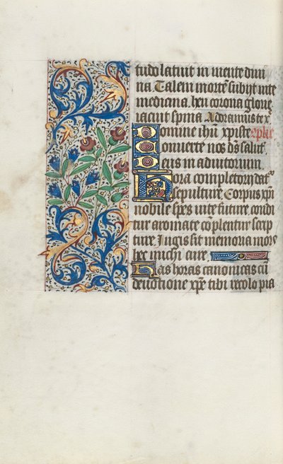 Getijdenboek Gebruik van Rouen: fol. 98v door Master of the Geneva Latini