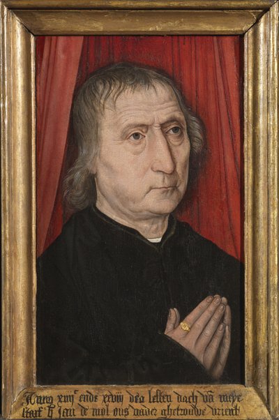 Portret van Jan de Mol, c.1485 door Master of the Guild of Saint George at Malines