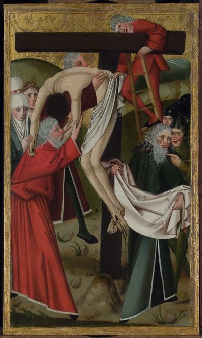 De Kruisafneming door Master of the Hanover Marktkirche Altar