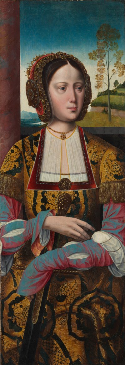 Sint Catharina door Master of the Holy Blood