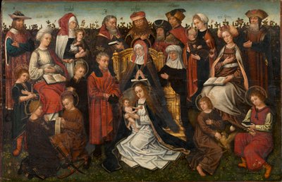 De Familie van St. Anne, c.1500-10 door Master of the Holy Family of St. Anne