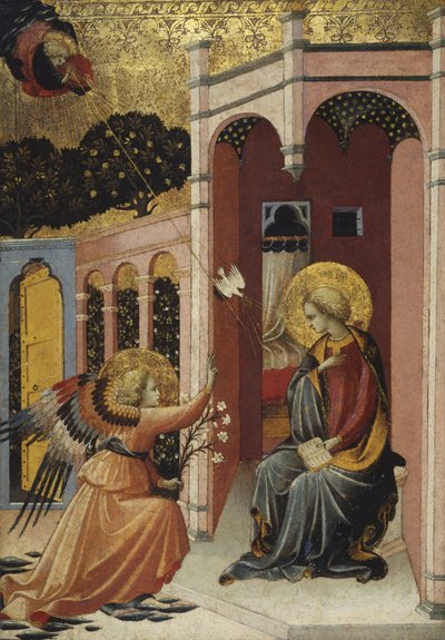 Aankondiging, c.1430-40 door Master of the Judgement of Paris