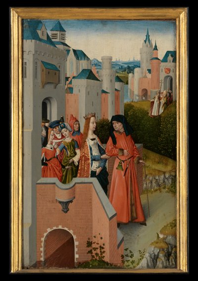 Paneel uit de Legende van St. Ursula door Master of the Legend of St. Ursula