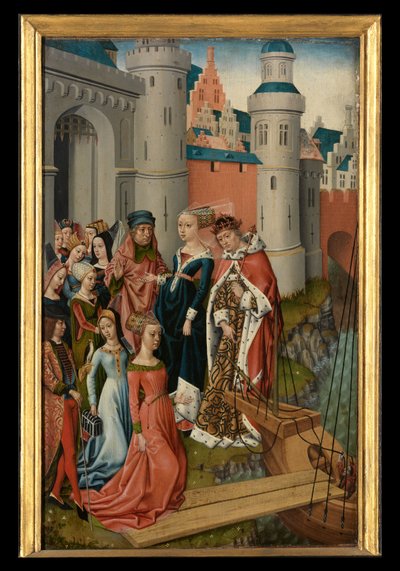 Paneel uit de Legende van St. Ursula door Master of the Legend of St. Ursula