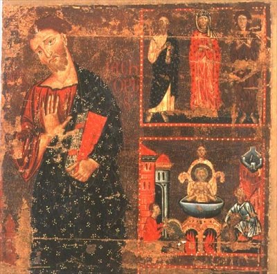 Sint Johannes de Evangelist door Master of the Magdalen