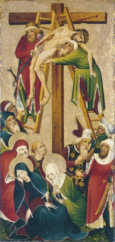 De Kruisafneming door Master of the Middle Rhine