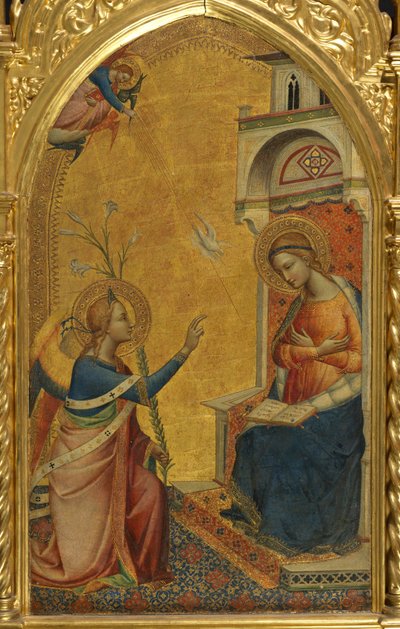 Aankondiging, c.1350-75 door Master of the Misericordia (attr.to)