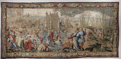 Winter, uit de Seizoenen van Lucas Serie, c.1535 door Master of the Months of Lucas Master of the Months of Lucas
