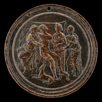 Meleager en Atalante door Master of the Orpheus Legend