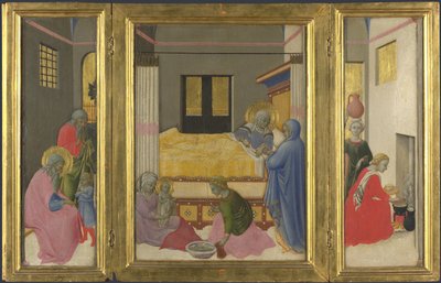 De Geboorte van de Maagd, ca. 1440 door Master of the Osservanza