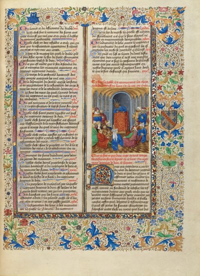 Duivels prediking door Master of the Oxford Hours