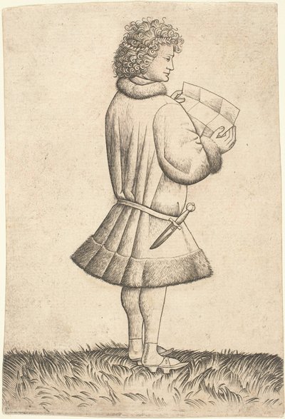 Een Dichter Leest door Master of the Playing Cards