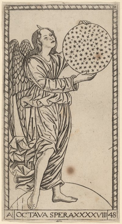 Octava Spera (Achtste sfeer) door Master of the S Series Tarocchi