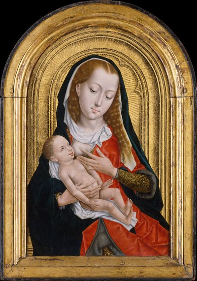 Maagd en kind, 1475-99 door Master of the Saint Ursula Legend