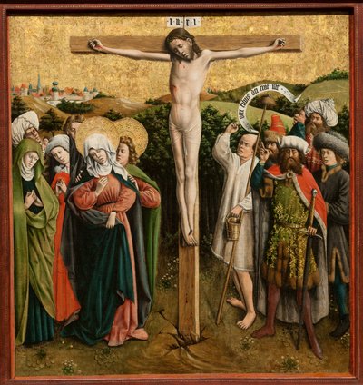 Altaarstuk met De Passie van Christus, ca. 1440s door Master of the Schlägl Altarpiece