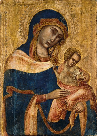Madonna en kind, 2e kwart van de 14e eeuw door Master of the Sterbini Diptych