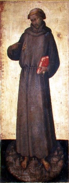 St. Franciscus door Master of the Straus Madonna