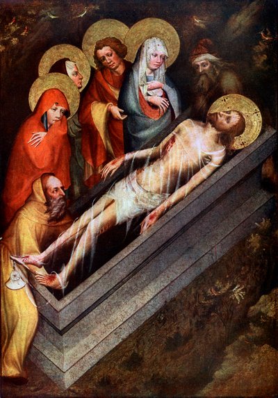 Het graf van Christus, Meester van het Trebon Altaarstuk, ca. 1380, 1955 door Master of the Trebon Altarpiece