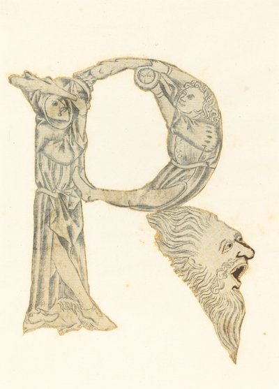 De Letter P (omgezet naar een R) door Master with the Banderoles