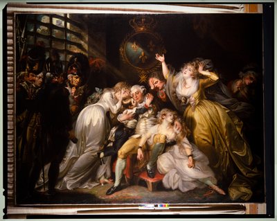 Koning Lodewijk XVI van Frankrijk door Mather Brown