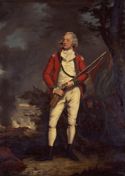 Portret van Sir Roger Hale Sheaffe, Bt, ca. 1790 door Mather Brown