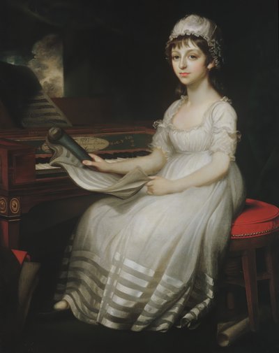 Portret van een Jonge Vrouw, 1801 door Mather Brown