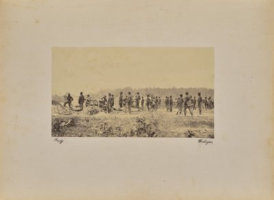 Captain Coopers [sic] Battery - 1 Pennsylvania B. [sic] voor P. door Mathew B. Brady