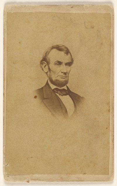 [Gravure van Abraham Lincoln naar een foto van Mathew B. Brady]. door Mathew B. Brady