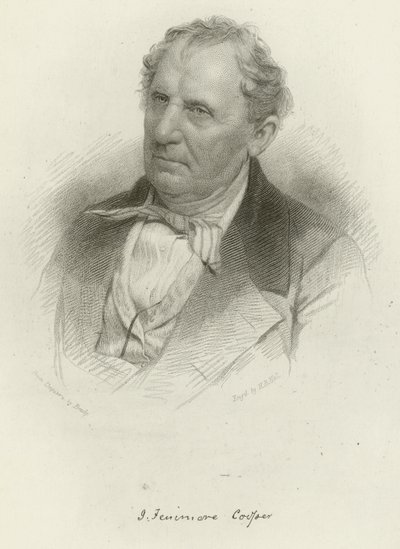 James Fenimore Cooper door Mathew B. Brady