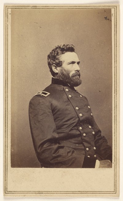 Majoor[-generaal Hiram G.] Berry (overleden 3 mei 1863) door Mathew B. Brady