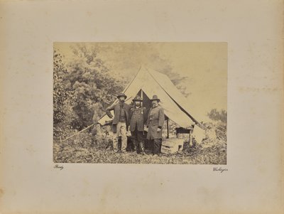 Martindale en Russell en Neil [sic] door Mathew B. Brady