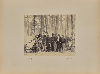 Potter en personeel door Mathew B. Brady