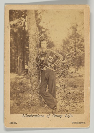 Richard L. Cramer, Kompanie I, Vierte Freiwillige Infanterie von Michigan door Mathew B. Brady