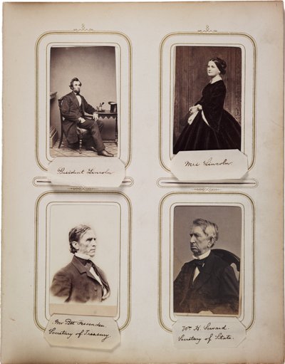 Album van 200 cartes de visite, de meeste door Brady, c.1865 door Mathew B. Brady