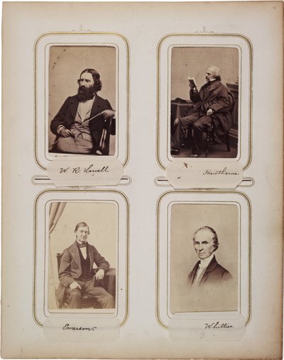 Album van 200 cartes de visite, de meeste door Brady, c.1865 door Mathew B. Brady