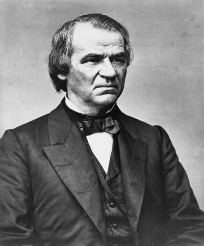 Andrew Johnson, c.1855-65 door Mathew B. Brady