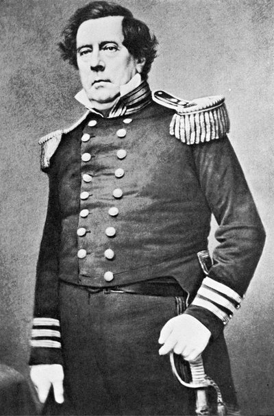 Commodore Perry door Mathew Brady