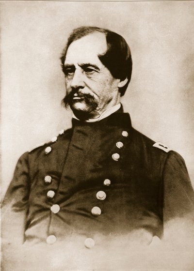 Generaal David Hunter, 1861-65 door Mathew B. Brady