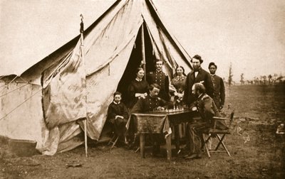 Generaal James H. Wilson en Vrienden, 1861-65 door Mathew B. Brady