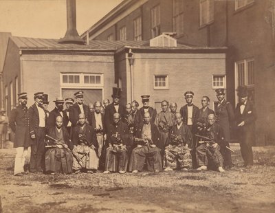 [Japanse Ambassade, Marinewerf, Washington, DC], 1860 door Mathew Brady