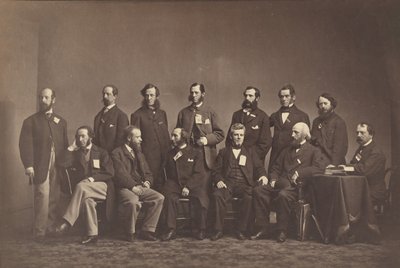 [Leden van de New York Sanitary Commission], ca. 1860 door Mathew Brady